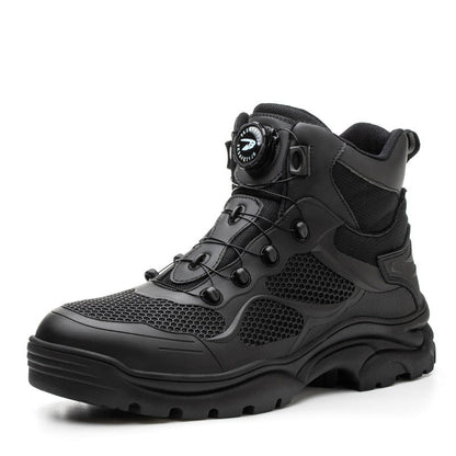 🔥Livraison gratuite - Baskets élégantes unisexes, chaussures de sécurité antidérapantes avec crampons antichocs【Sécurité : S3】