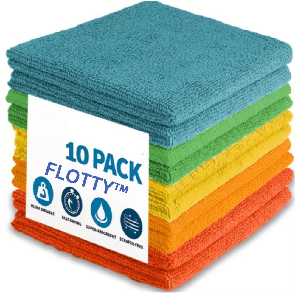 Lot de 10 chiffons magiques épais en microfibre