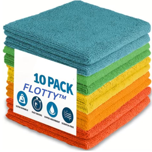 Lot de 10 chiffons magiques épais en microfibre