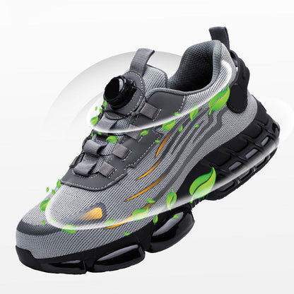 🔥Livraison gratuite - Baskets élégantes unisexes, chaussures de sécurité antidérapantes avec crampons antichocs【Sécurité : S3】