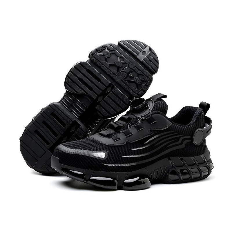 🔥Livraison gratuite - Baskets élégantes unisexes, chaussures de sécurité antidérapantes avec crampons antichocs【Sécurité : S3】
